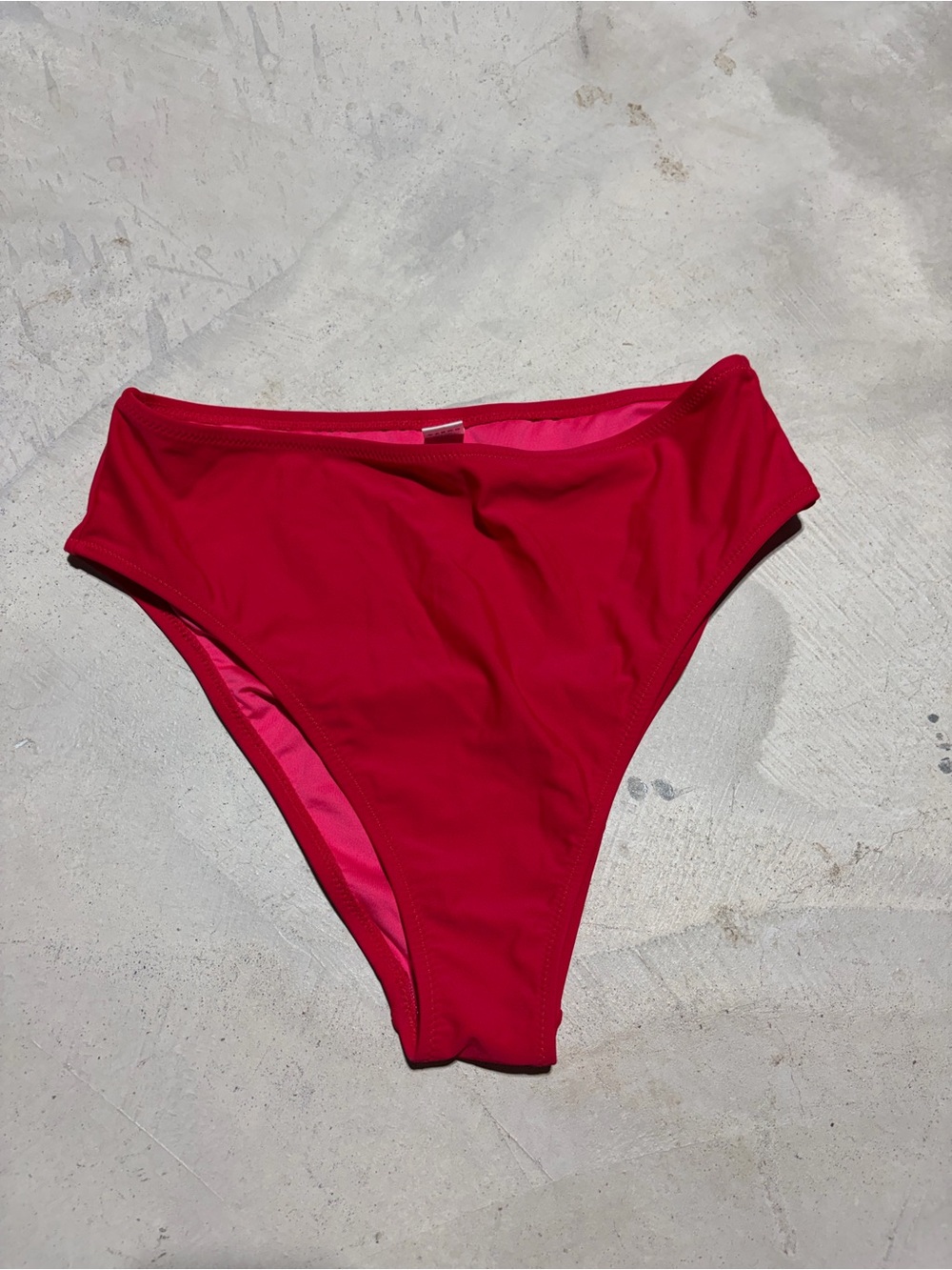 Relleciga Paris Red swimsuit Bikini Bottoms large